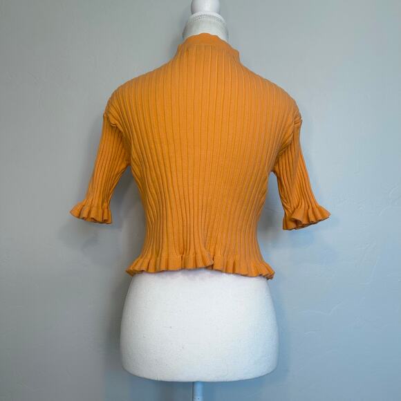 Y2k orange cardigan - Picture 5 of 6